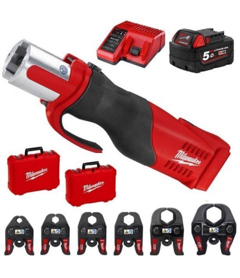 Milwaukee M18BLHPT-1550K - 18V 5.0Ah Cordless Brushless Force Logic Press Tool Kit