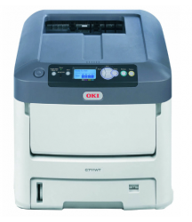OKI 711WT Laser Printer with Cadlink Digital Factory RIP Software